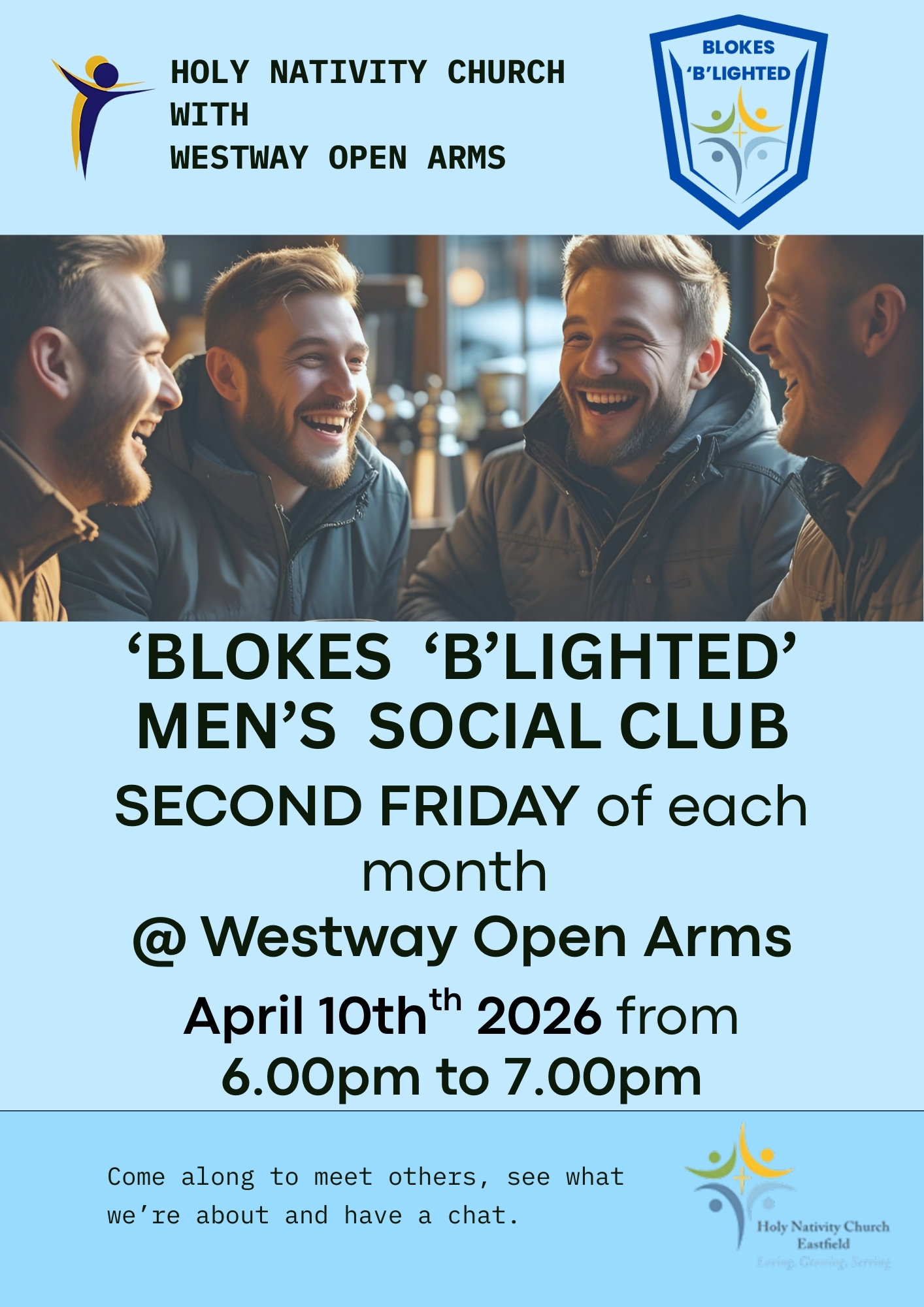 Blokes ‘B’Lighted – change of date.